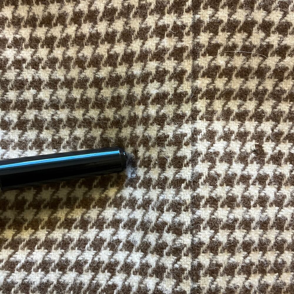 Vintage Dalton 100% Wool 2 Piece Suit Womens Houndstooth Blazer Skirt Brown - Picture 11 of 11
